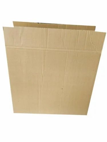 Rectangular brown corrugated punching box